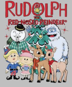Rudolph The Red Nosed Reindeer Christmas Design PNG, Youthful & Vibrant, Gift For Women