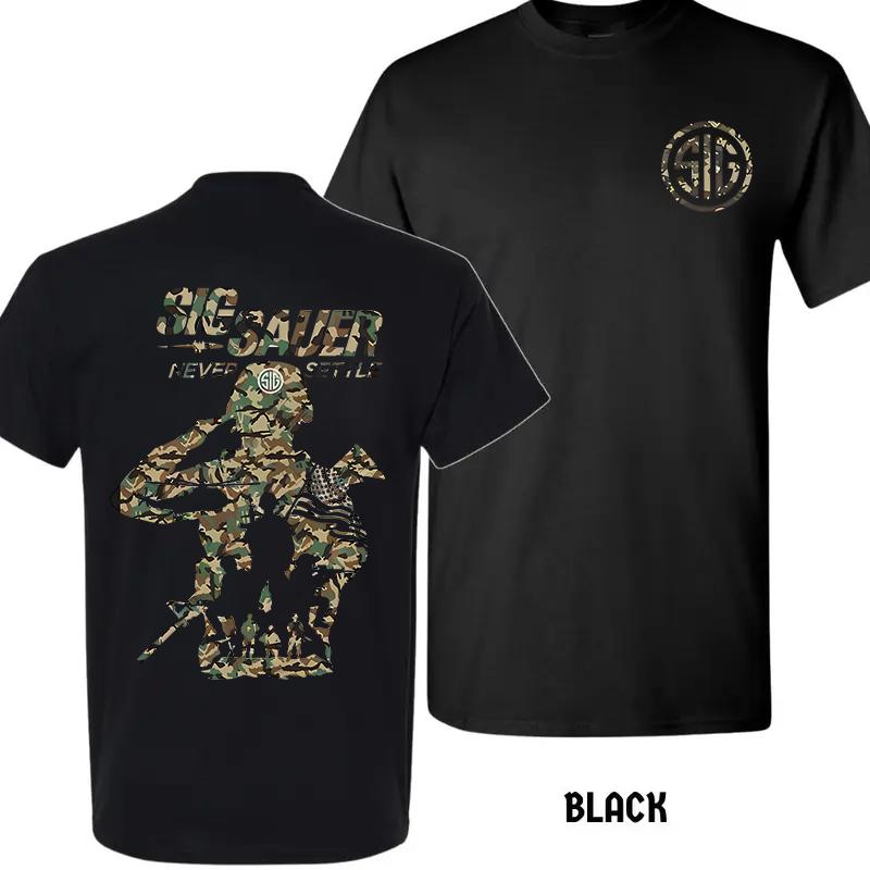 2025 Sig Sauer Camo US Soldier T-shirts, Trending Shirt 25, Tactical Gear, Gift For Gun Lovers