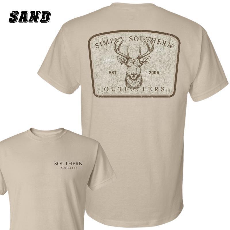 Simply Southern Outfitters Deer Graphic Tee – Rustic Southern Hunting Shirt for Country Boys & Outdoor Life Fans Vintage Unisex Jordan Kobe T-Shirt Casual Jacquard Knit Polo Shirt Twilight Vampire Romance Shirt 4th of July