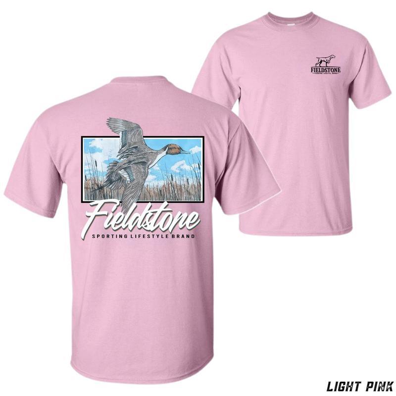 Southern Boy T-Shirt – Fieldstone Duck Hunting Tee, Outdoor Lifestyle Shirt Featuring Flying Waterfowl & Scenic Marshland, Ideal Summer Outfit for Hunters & Southern Sportsmen