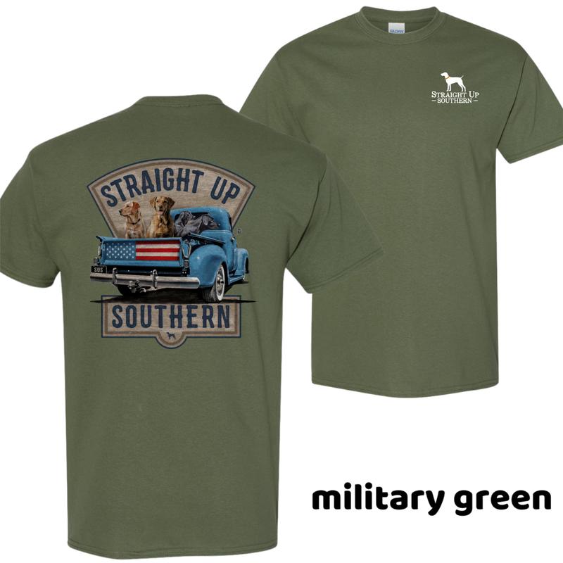 Straight Up Southern Good Ole Boys T-Shirt, 4th of July Shirt, Southern Style Outdoor Graphic Tee, Shirts Men, Country Streetwear for Men & Women