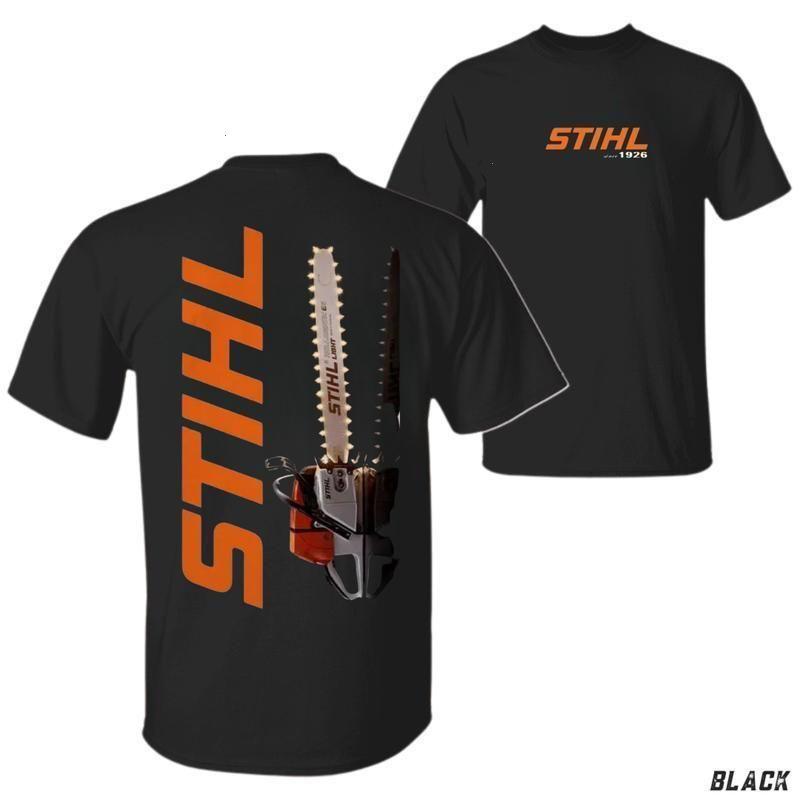 STIHL Chainsaw Graphic T-Shirt – Unisex Large Tool Print Tee, Perfect Gift for Him or Her, Trending Casual Wear, Unique Back Design