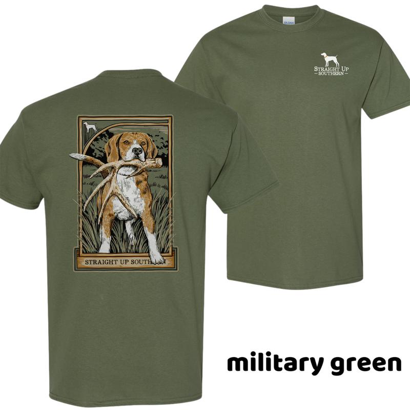 Straight Up Southern Tshirt, Hunting Dog Graphic Tees For Men and Women, Southern Style T-shirts, Shirts Men, Menswear, Men’s Top