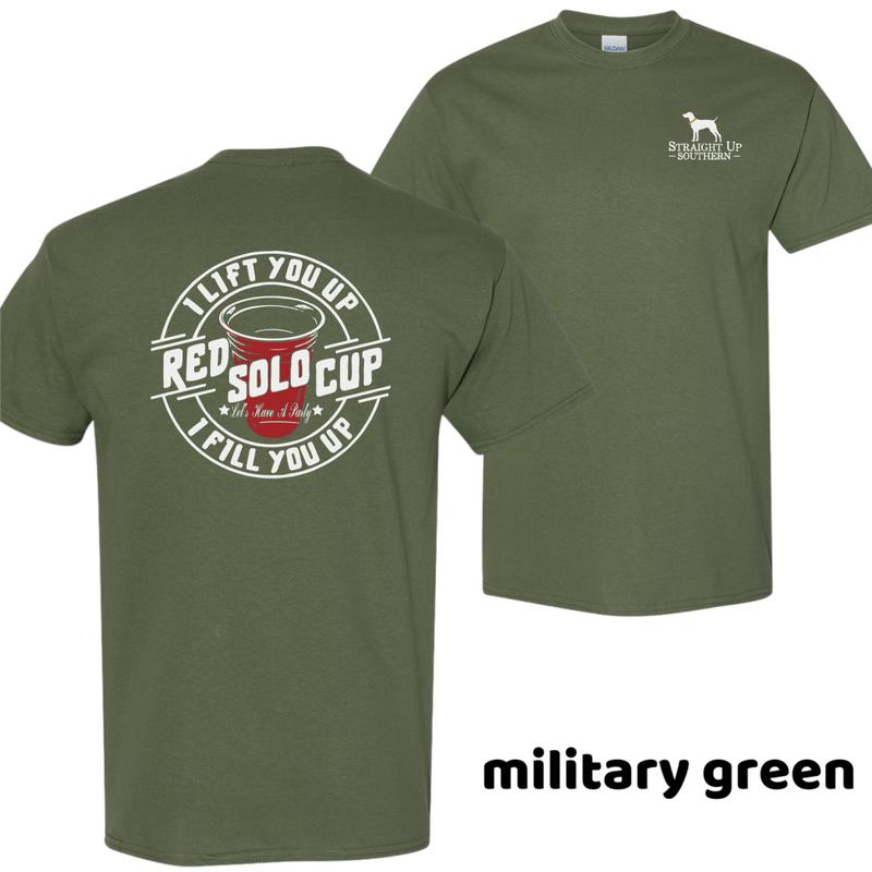 Straight Up Southern Tshirt – Red Cup Graphic Tee For Men and Women, Shirts Men, Vintage Southern Style T-shirts, Menswear, Men’s Top