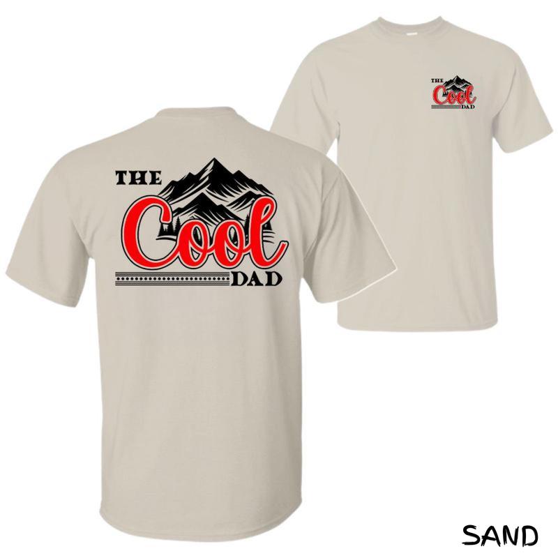 The Cool Dad T-Shirt – Bold Mountain Graphic, Trendy Menswear Cotton Tee, Unisex Streetwear Top, Perfect Gift For Men & Women