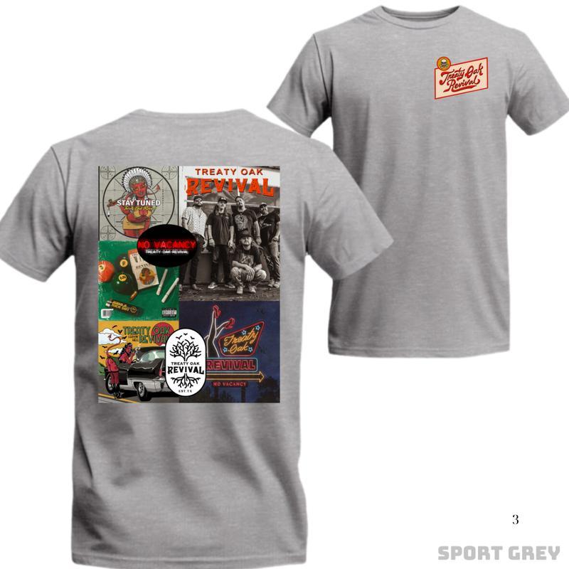 Treaty Oak Revival Band T-Shirt – Music Collage Cotton Tee, Gift for Country Rock Fans, Classic Streetwear Graphic for Men and Women