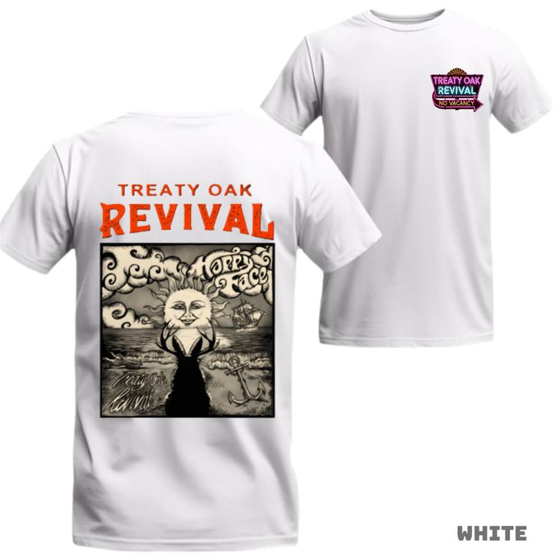 Treaty Oak Revival T-Shirt – Celebrating vintage neon signs with Treaty Oak Revival, a must-have for nostalgia lovers, Unisex, Men’s gifts t shirts, Men’s Graphic tee Round Neck T-shirt, Crew Neck Graphic, trendy t-shirts